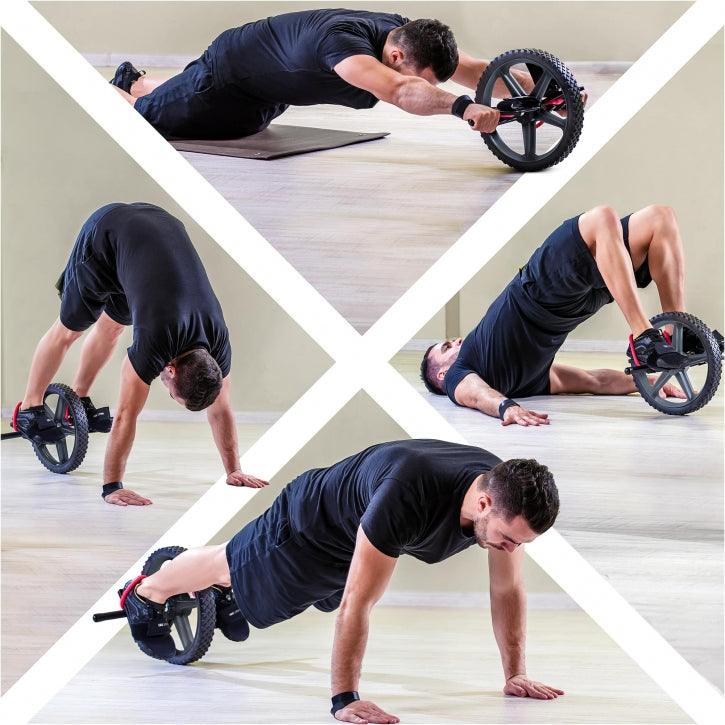 Ab Wheel Schwarz/Silber/Rot