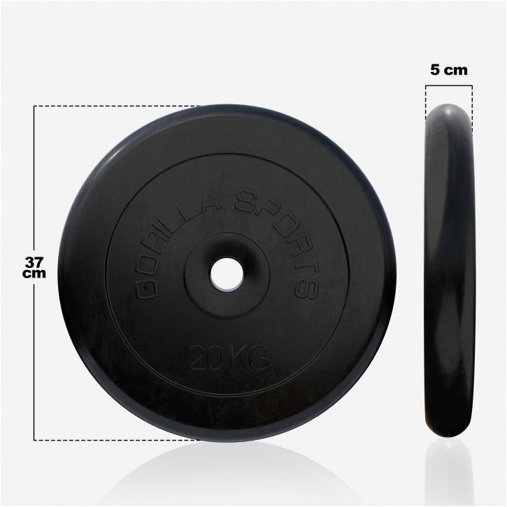 Hantelscheibe 30/31 mm Gummi 0,5-25 KG