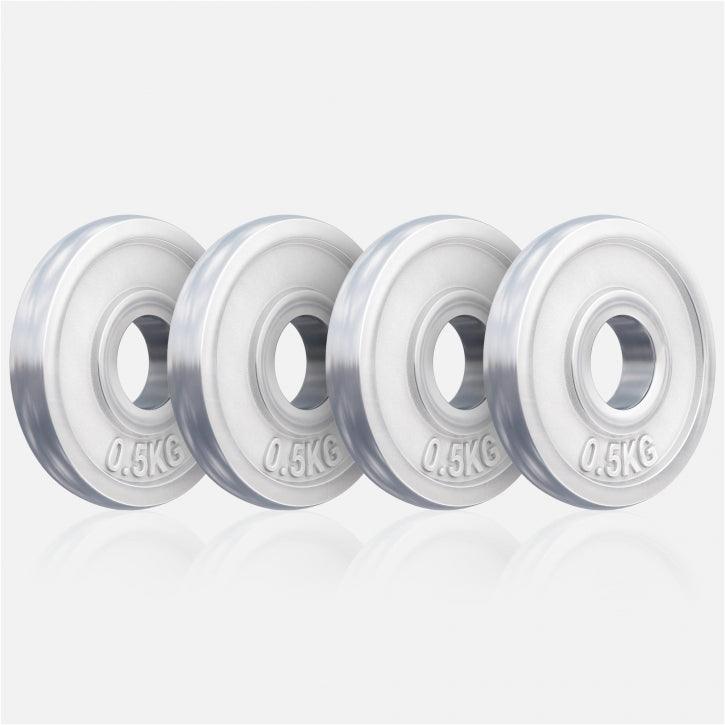 Hantelscheibe 30/31 mm Chrom 0,5-30 KG