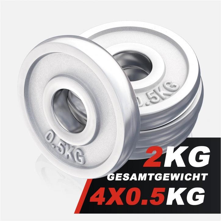 Hantelscheibe 30/31 mm Chrom 0,5-30 KG