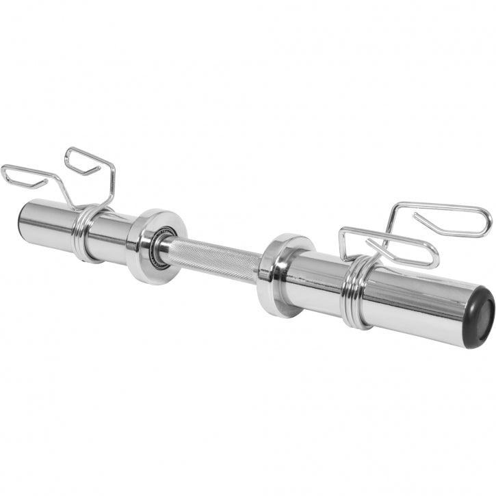 Kurzhantelstange 50 mm Chrom 50 cm Federverschluss
