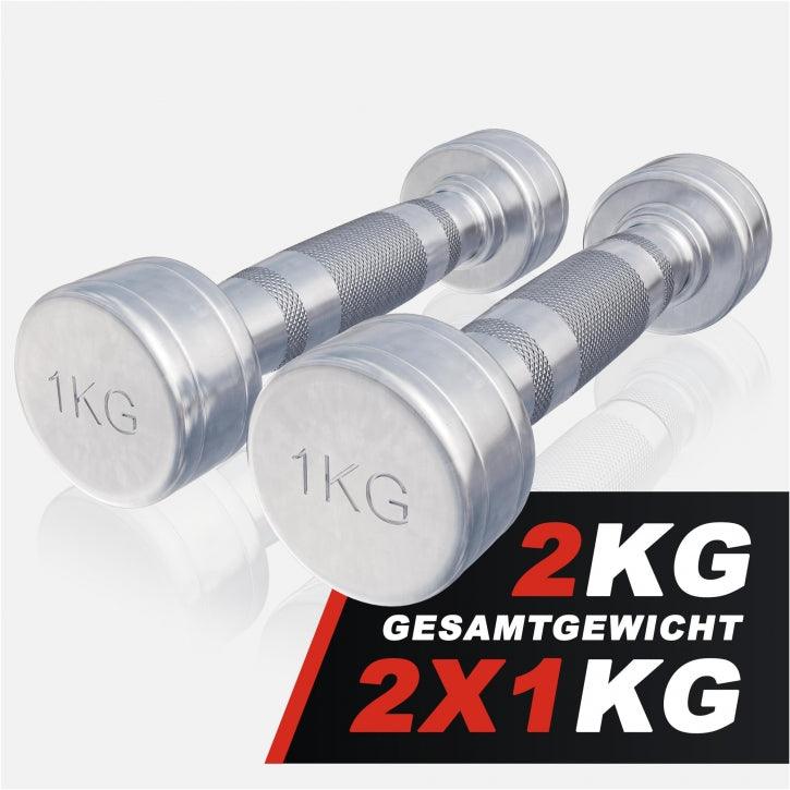 Kurzhantel Chrom 1 - 20 kg