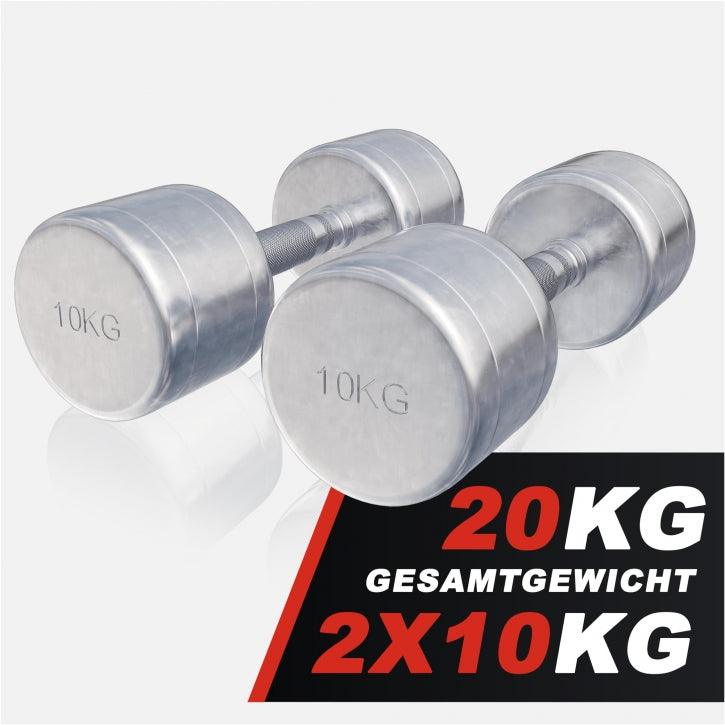 Kurzhantel Chrom 1 - 20 kg