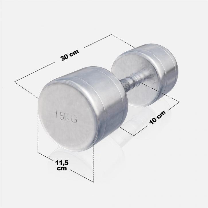 Kurzhantel Chrom 1 - 20 kg