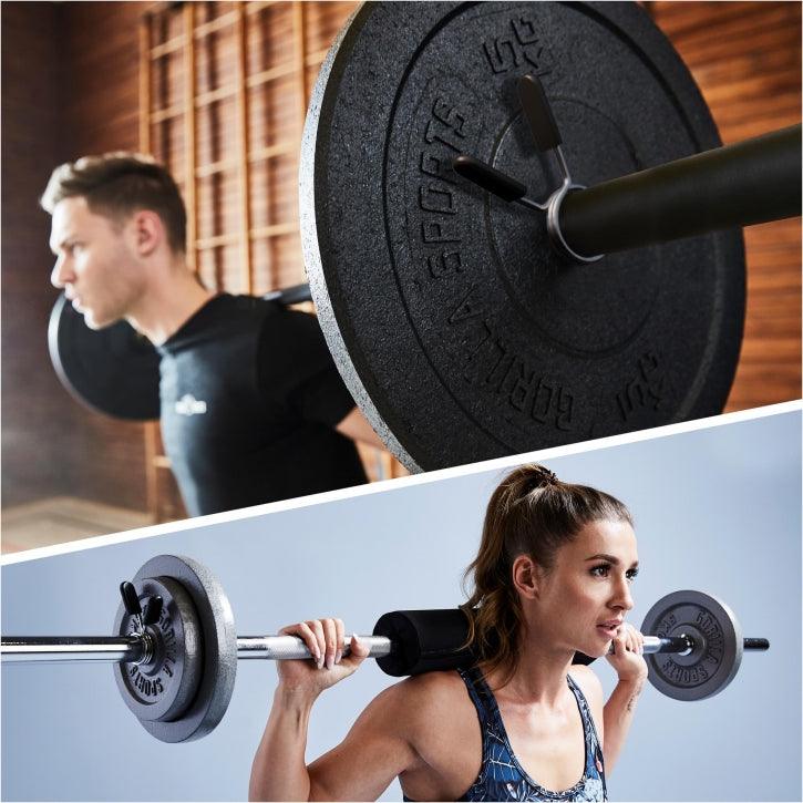 Federverschlüsse 30/31 mm für Hantelstangen 2-er Set