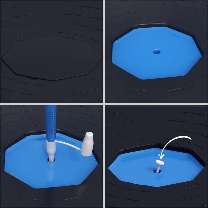 Balance Ball mit Griffen