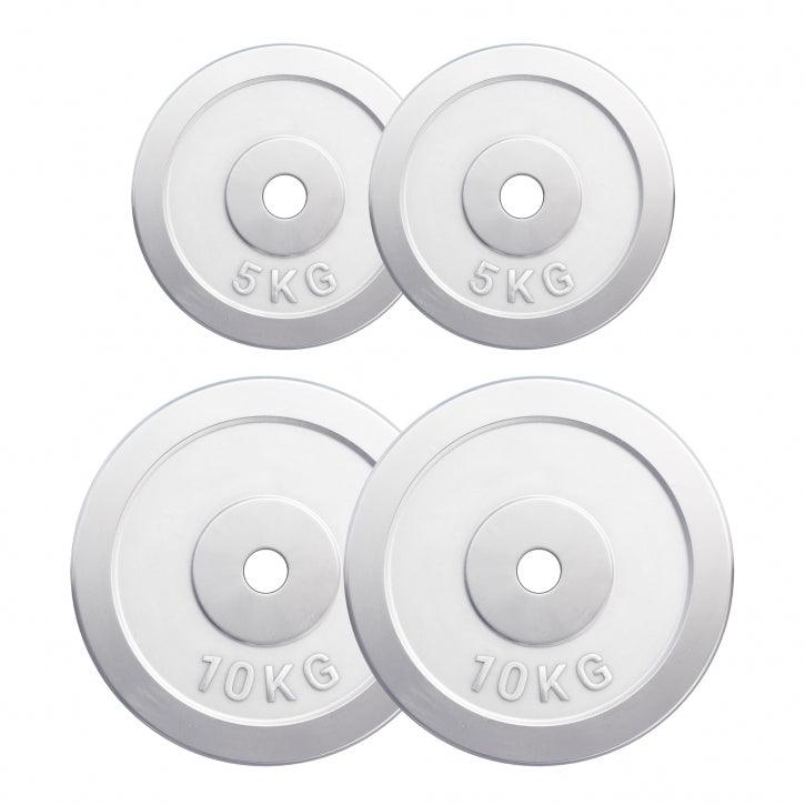 Hantelscheibe 30/31 mm Chrom 0,5-30 KG