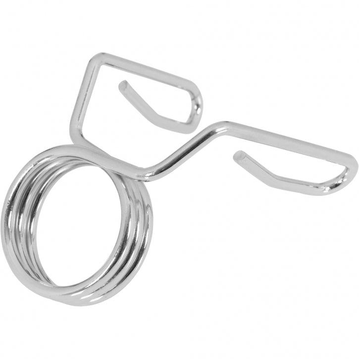Federverschlüsse für Hantelstangen 50/51 mm Chrom 2-er Set