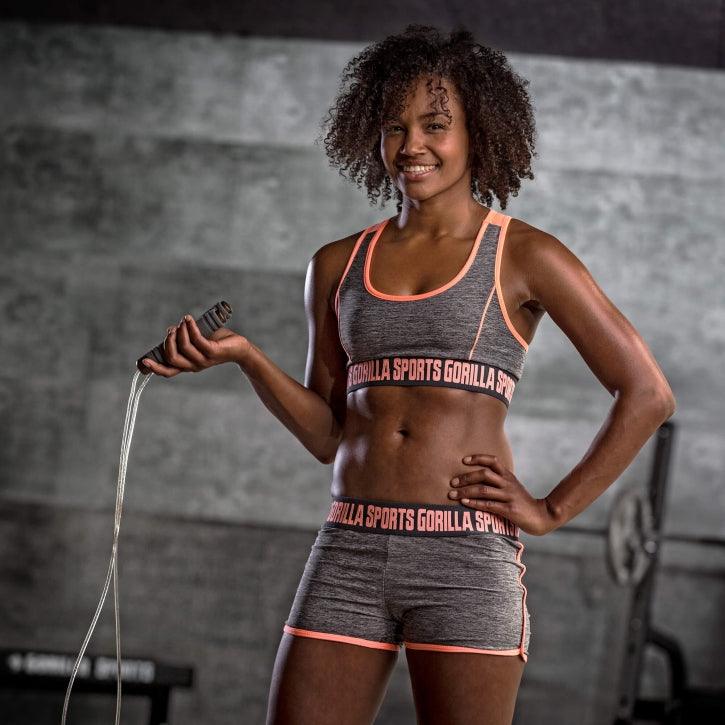 Springseil Speed Rope Grau/Goldfarben 300 cm