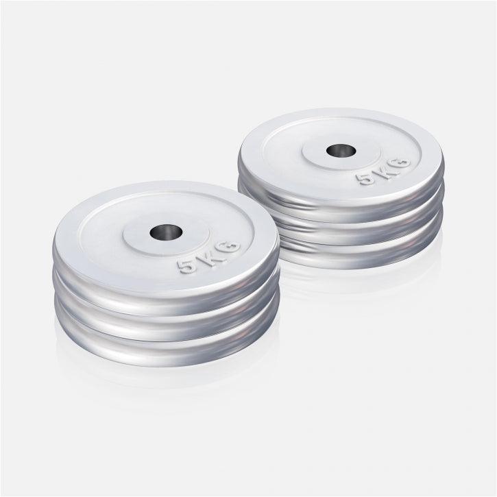 Hantelscheibe 30/31 mm Chrom 0,5-30 KG