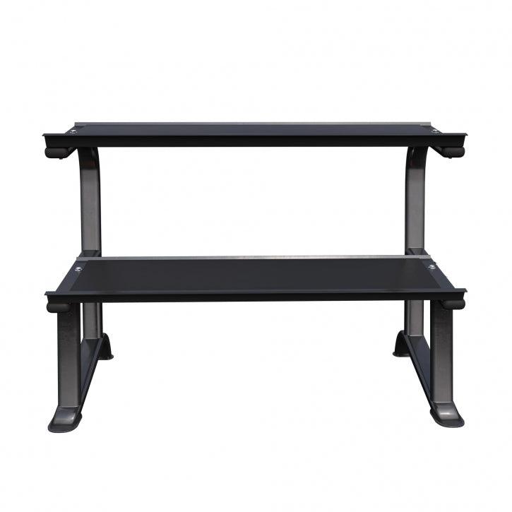 Kurzhantelablage Hexagon Schwarz