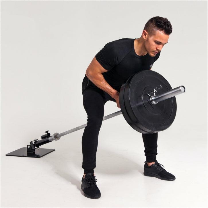 Langhanteltrainer T-Bar Row in Schwarz