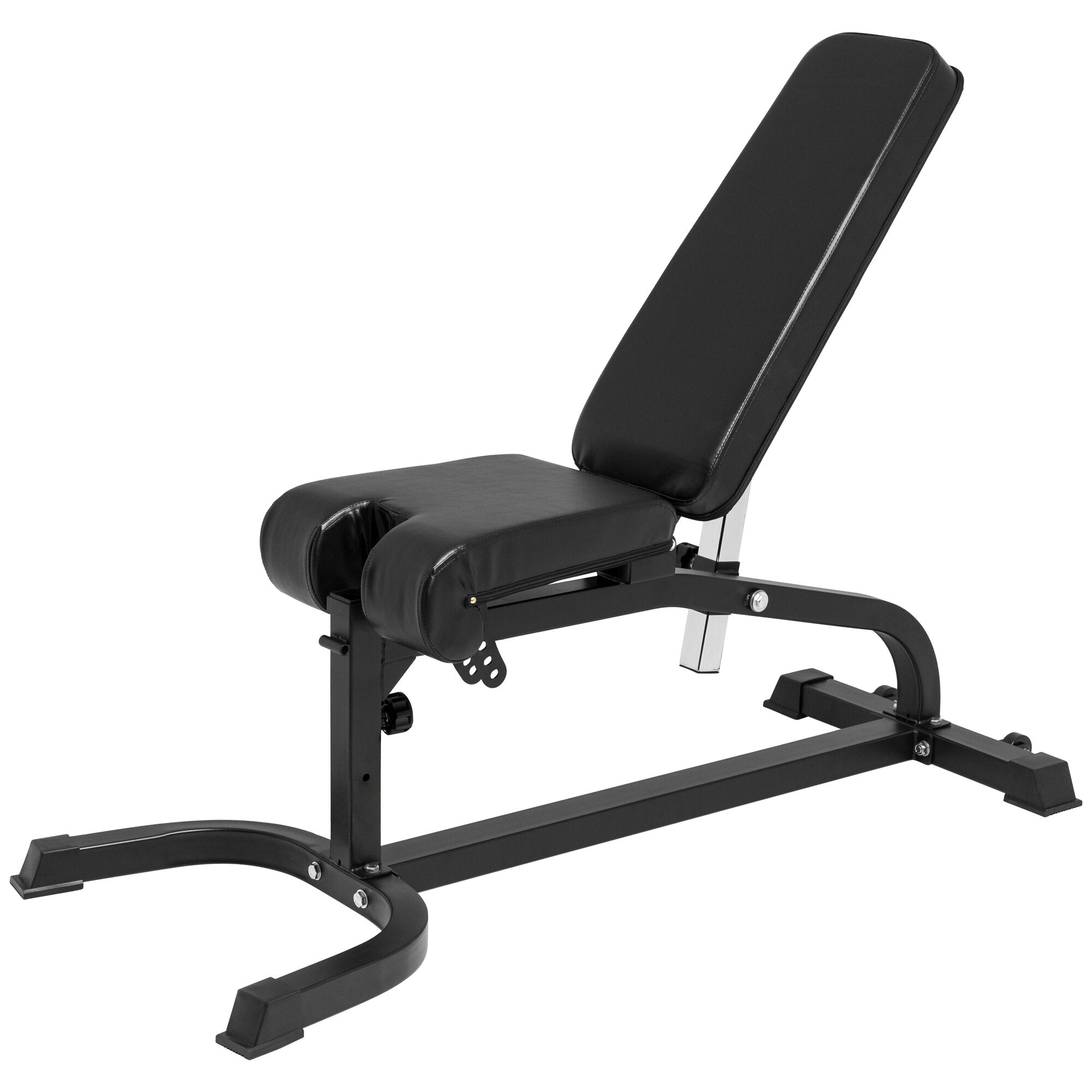 Verstellbare Schrägbank inkl. Beinstrecker und Curlpult