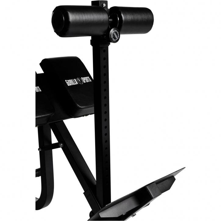 Verstellbarer Rückenstrecker in schwarz