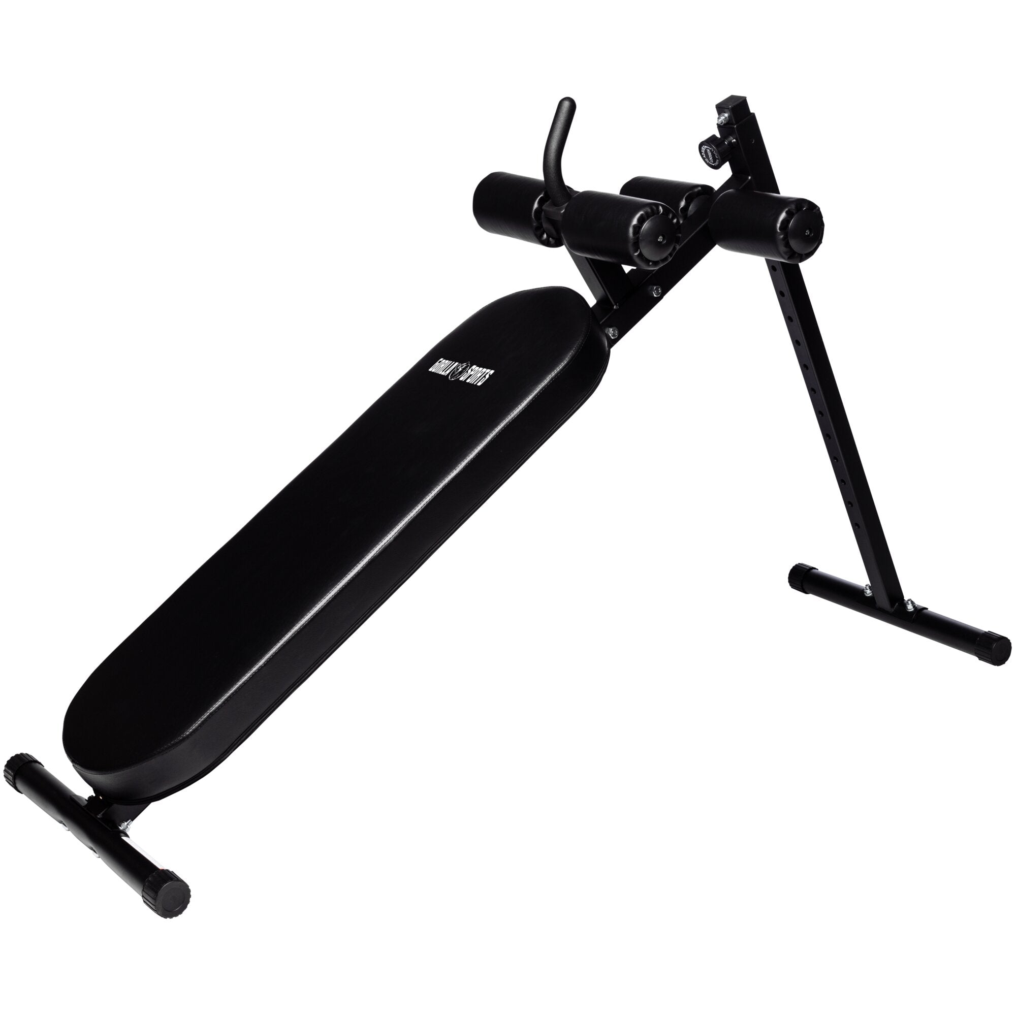 Verstellbare Sit Up Bank schwarz