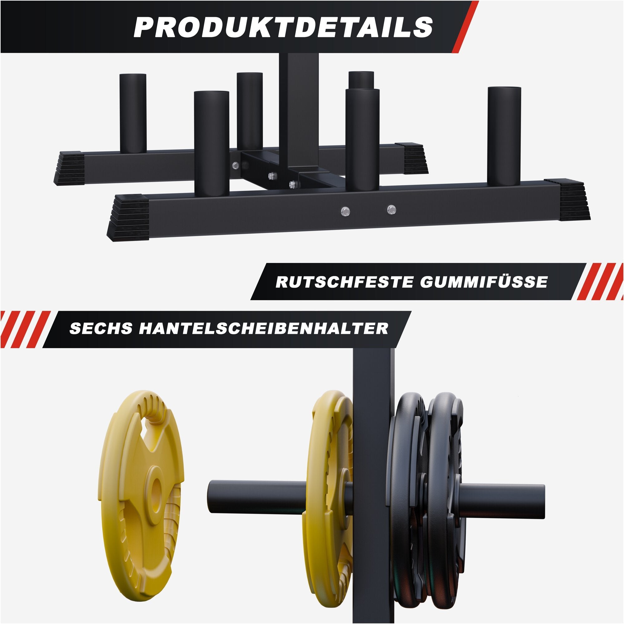 Hantelständer Olympia schwarz