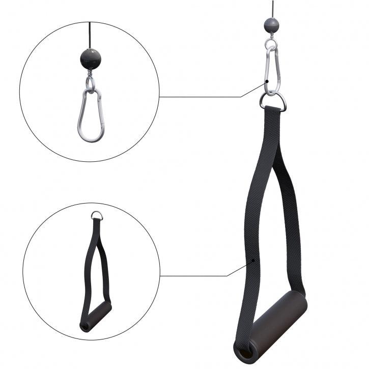 Kabelzug Griff Paar gepolstert