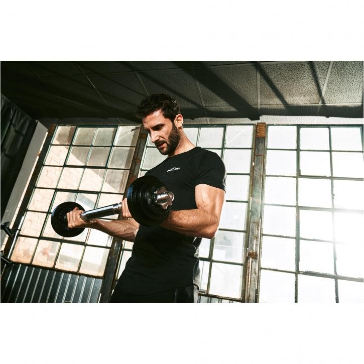 Hantelset Gusseisen 22 kg Verstellbar 2 in 1