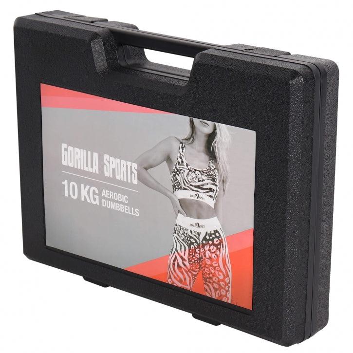 Gymnastikhanteln Set 10 kg mit Koffer