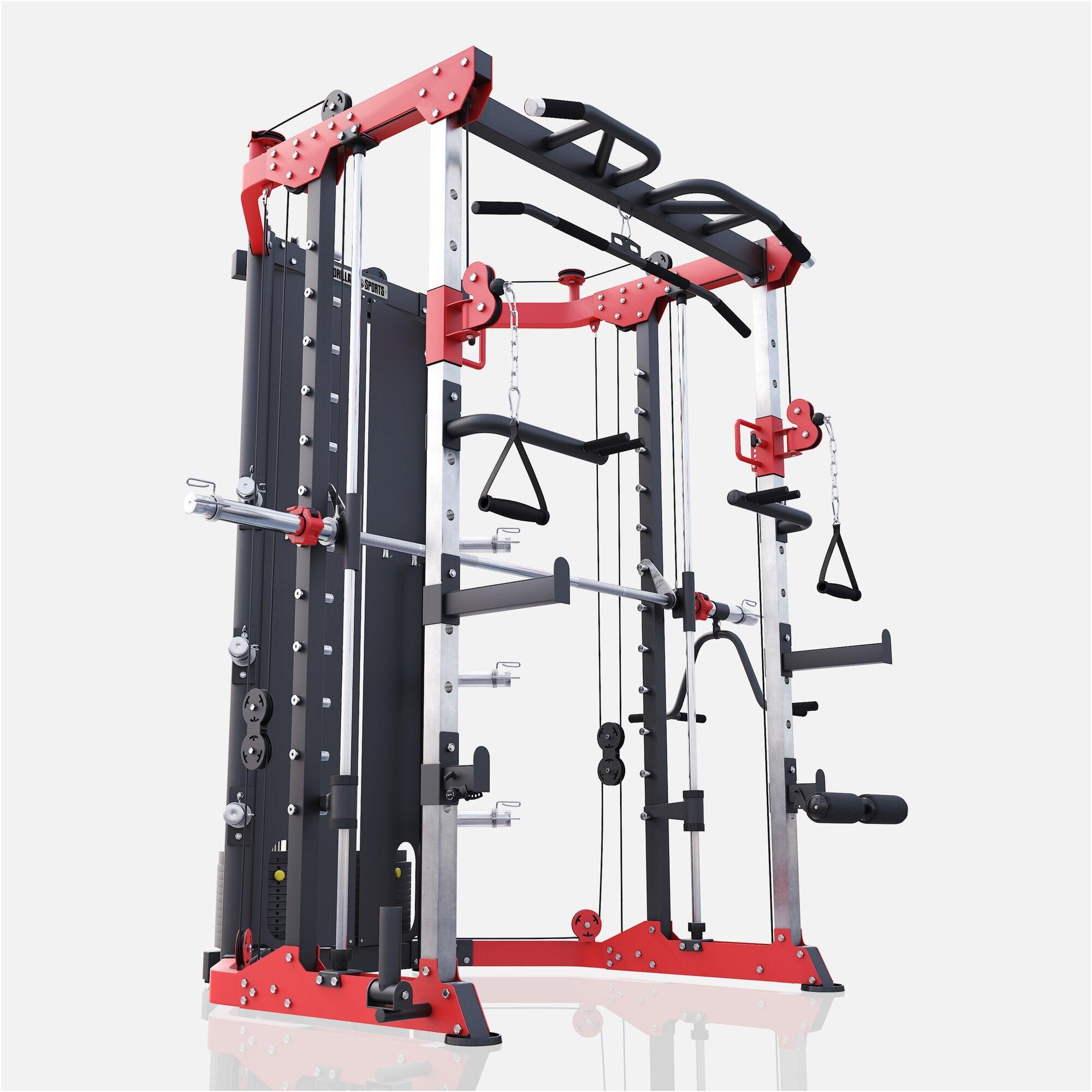 Multistation Smith Machine mit Gewichten
