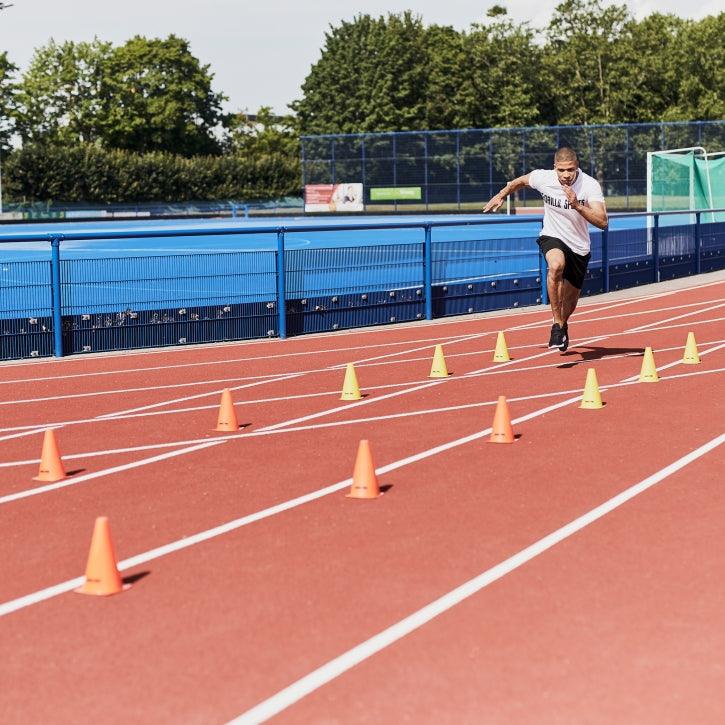 Hütchen 10-er Set Pylone 17 cm - 30 cm