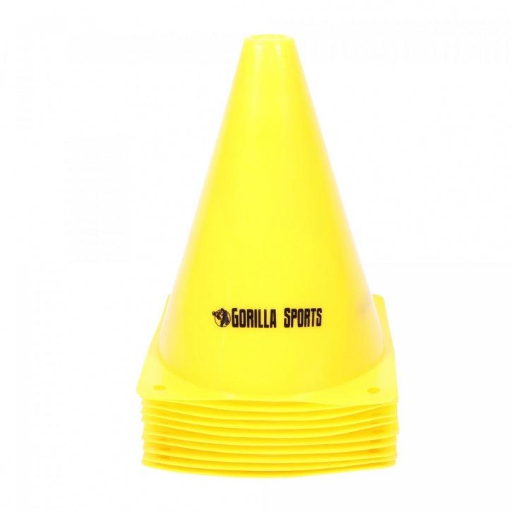 Hütchen 10-er Set Pylone 17 cm - 30 cm