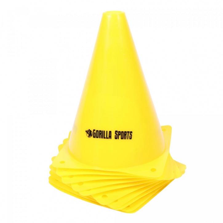 Hütchen 10-er Set Pylone 17 cm - 30 cm