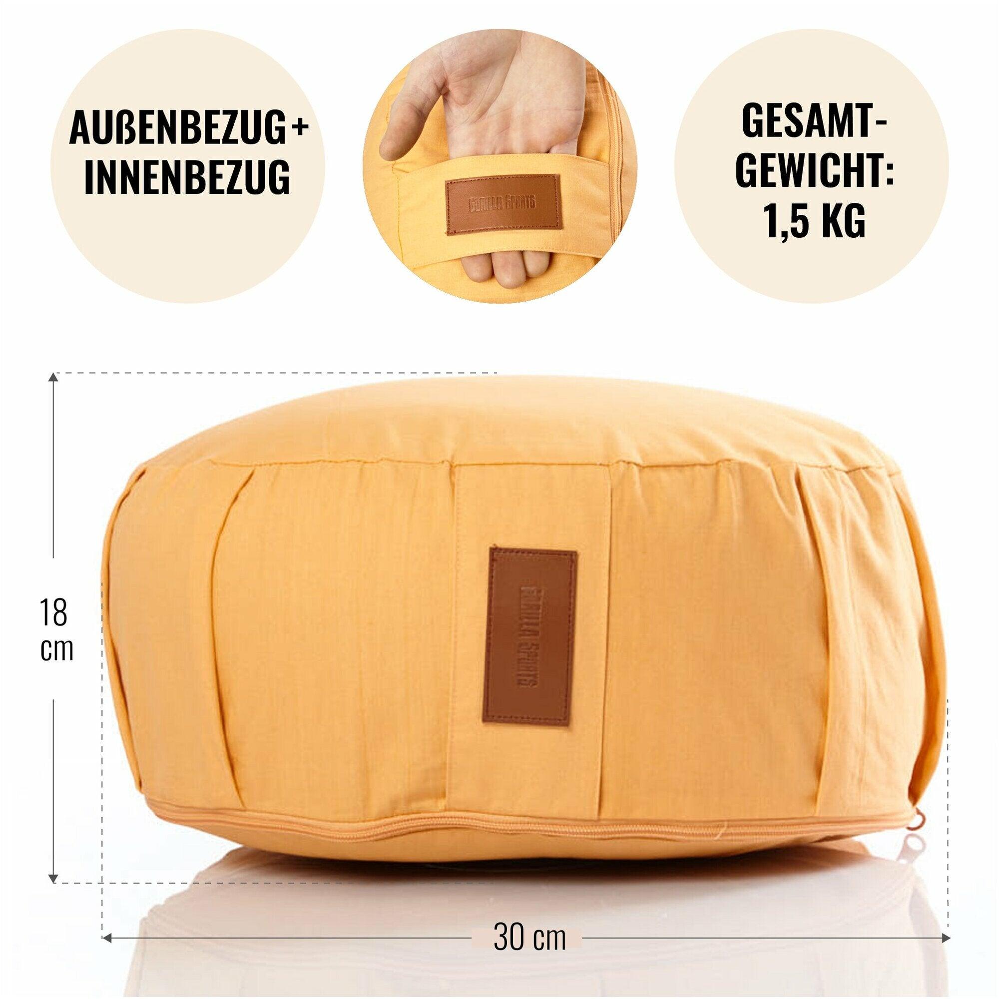 Yogakissen in verschiedenen Farben