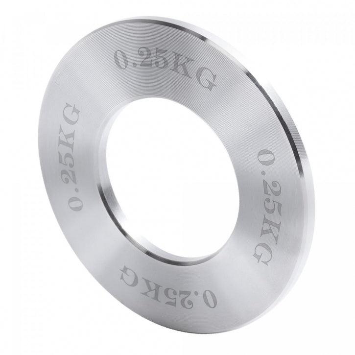 Hantelscheiben Set 50/51 mm Chrom 5 kg inkl. Tragetasche