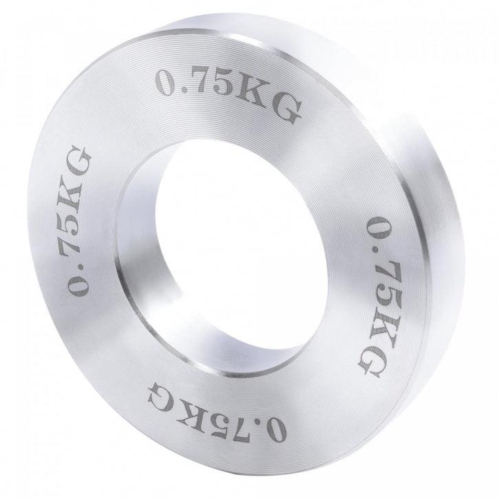 Hantelscheiben Set 50/51 mm Chrom 5 kg inkl. Tragetasche