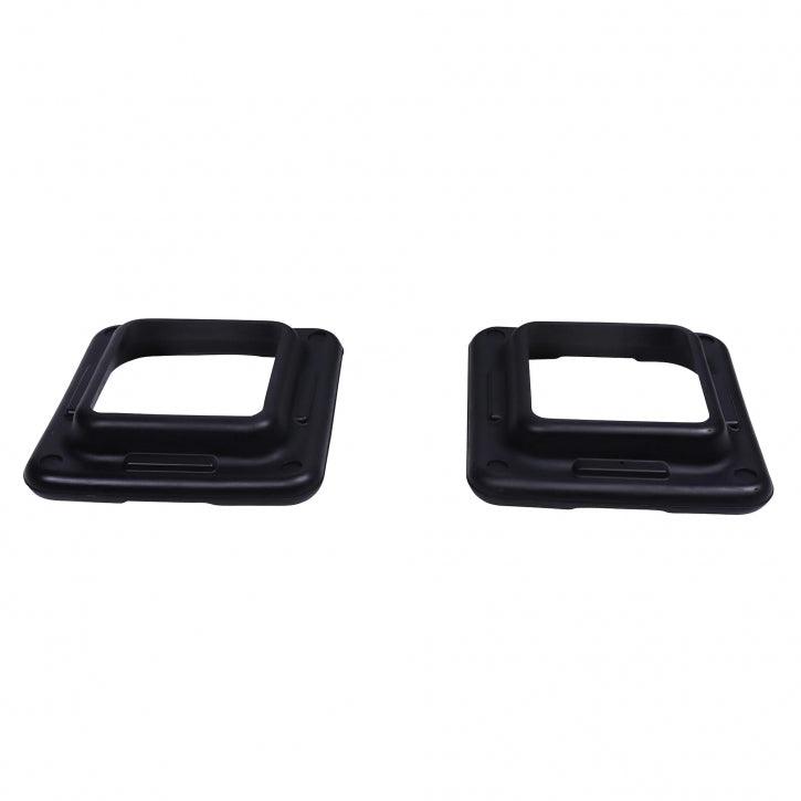 Steppbrett mit Gummimatte Schwarz/Dunkelgrau