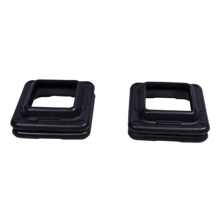 Steppbrett mit Gummimatte Schwarz/Dunkelgrau