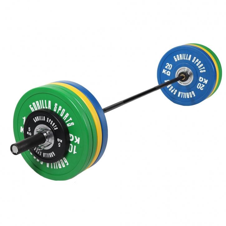 Olympia Bumper Plates Langhantelset Profi 140 kg