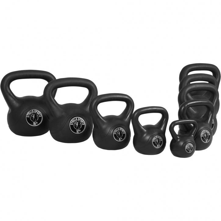 Kettlebell aus Kunststoff 2-20 KG