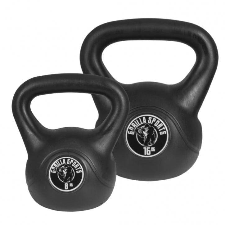 Kettlebell aus Kunststoff 2-20 KG