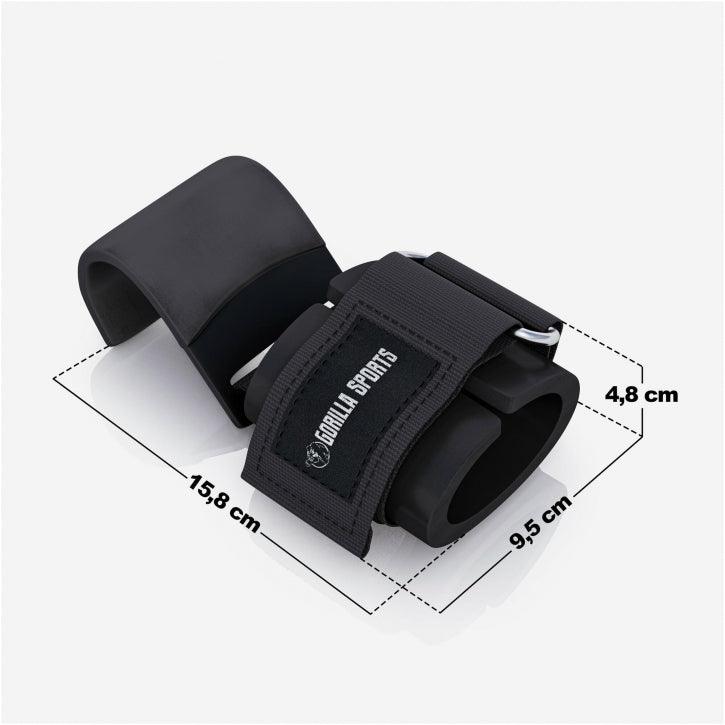 Zughilfen mit Haken 2-er Set Schwarz/Weiß