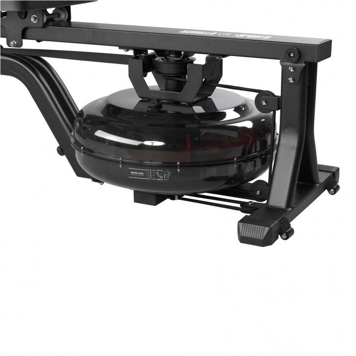 Wasserrudergerät mit Trainingscomputer Schwarz/Rot