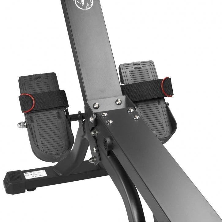 Wasserrudergerät mit Trainingscomputer Schwarz/Rot