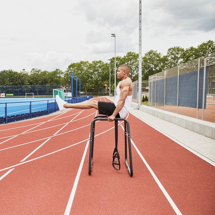 Push-up Stand Bar mit Griffen Schwarz