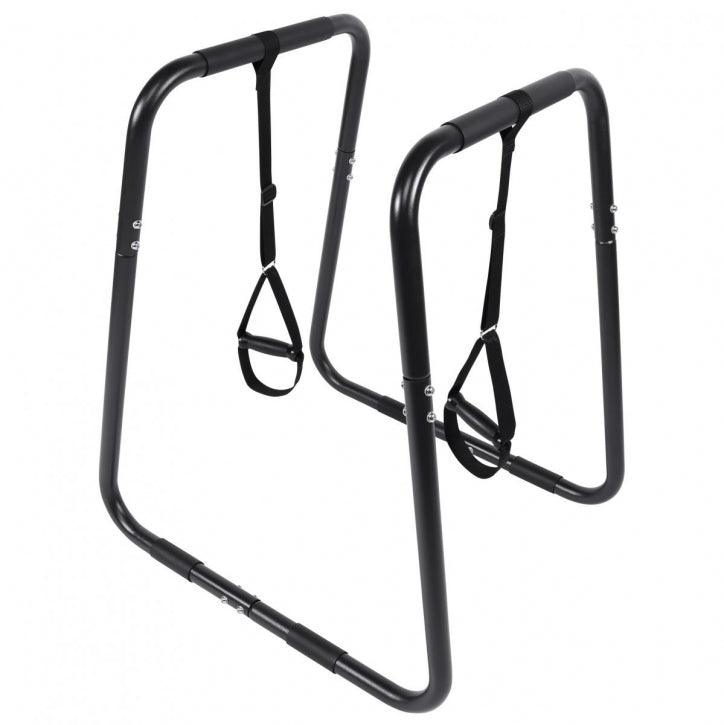 Push-up Stand Bar mit Griffen Schwarz