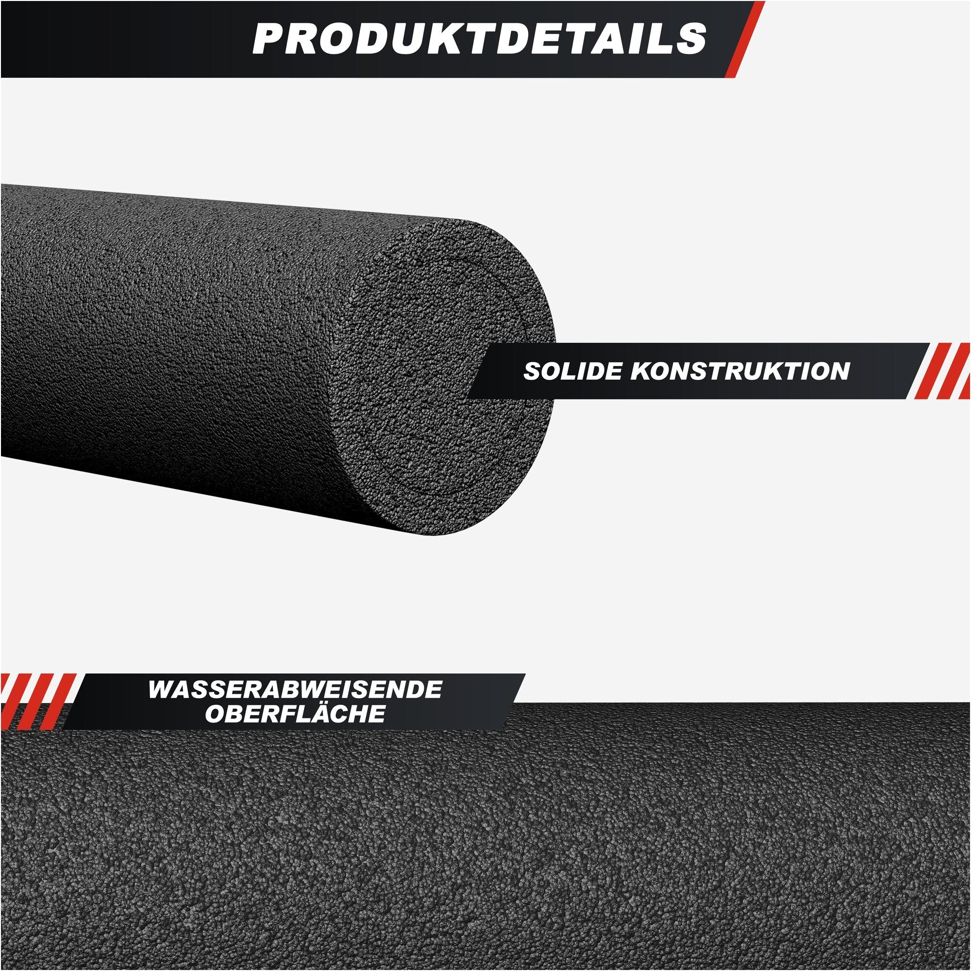 Pilatesrolle in verschiedenen Farben und Größen