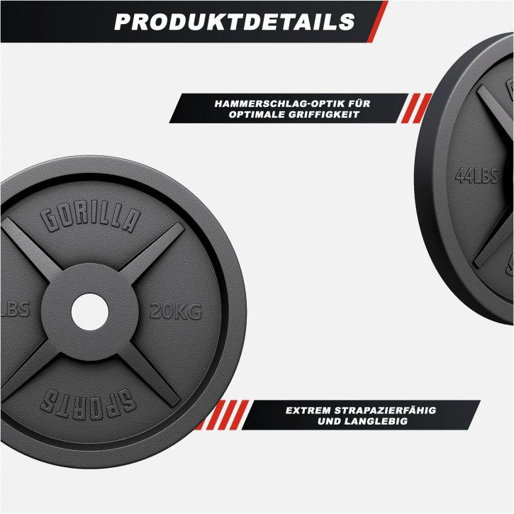 Hantelscheibe Olympia Gusseisen 50/51 mm