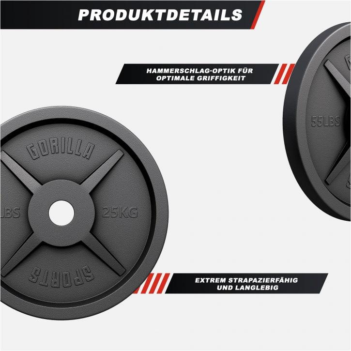 Hantelscheibe Olympia Gusseisen 50/51 mm