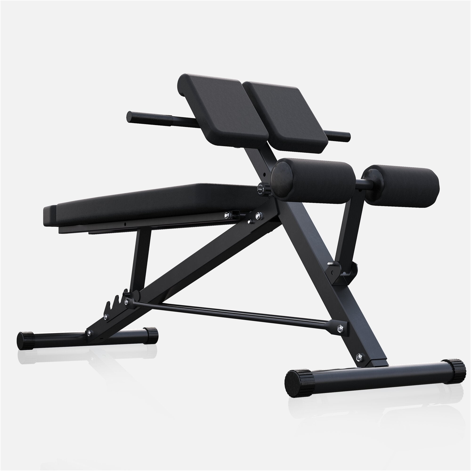 Hantelbank mit Hyperextension - Verstellbar