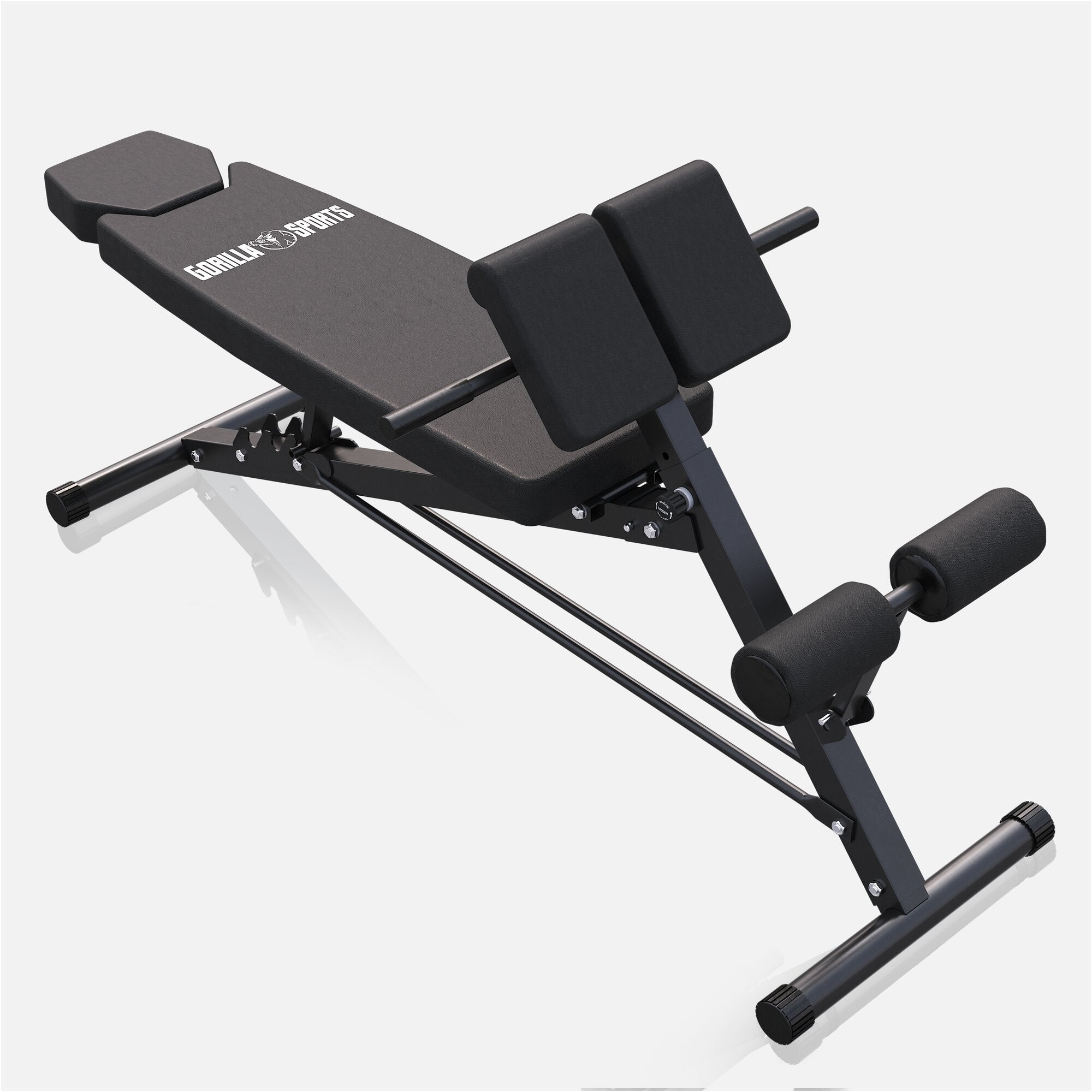 Hantelbank mit Hyperextension - Verstellbar
