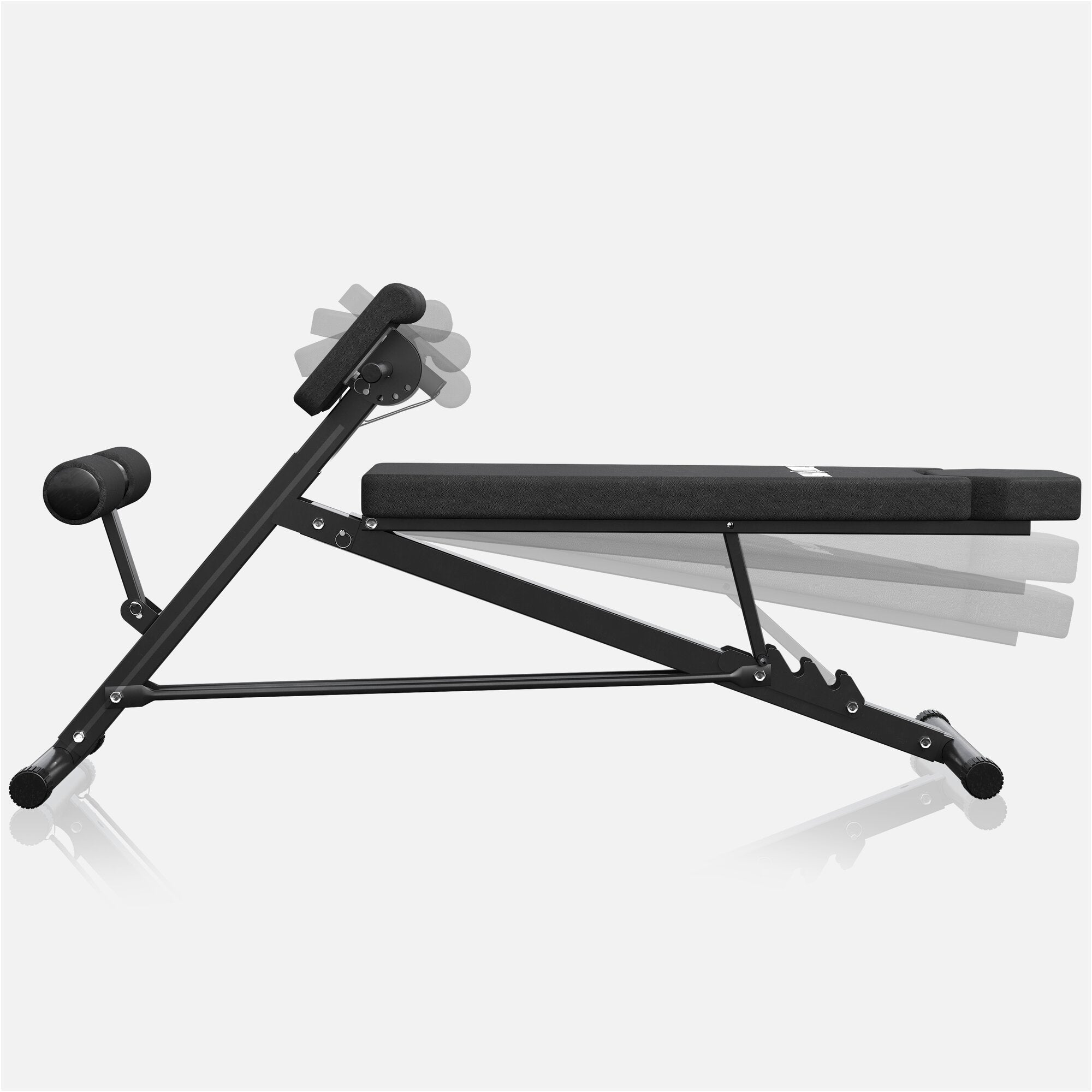 Hantelbank mit Hyperextension - Verstellbar