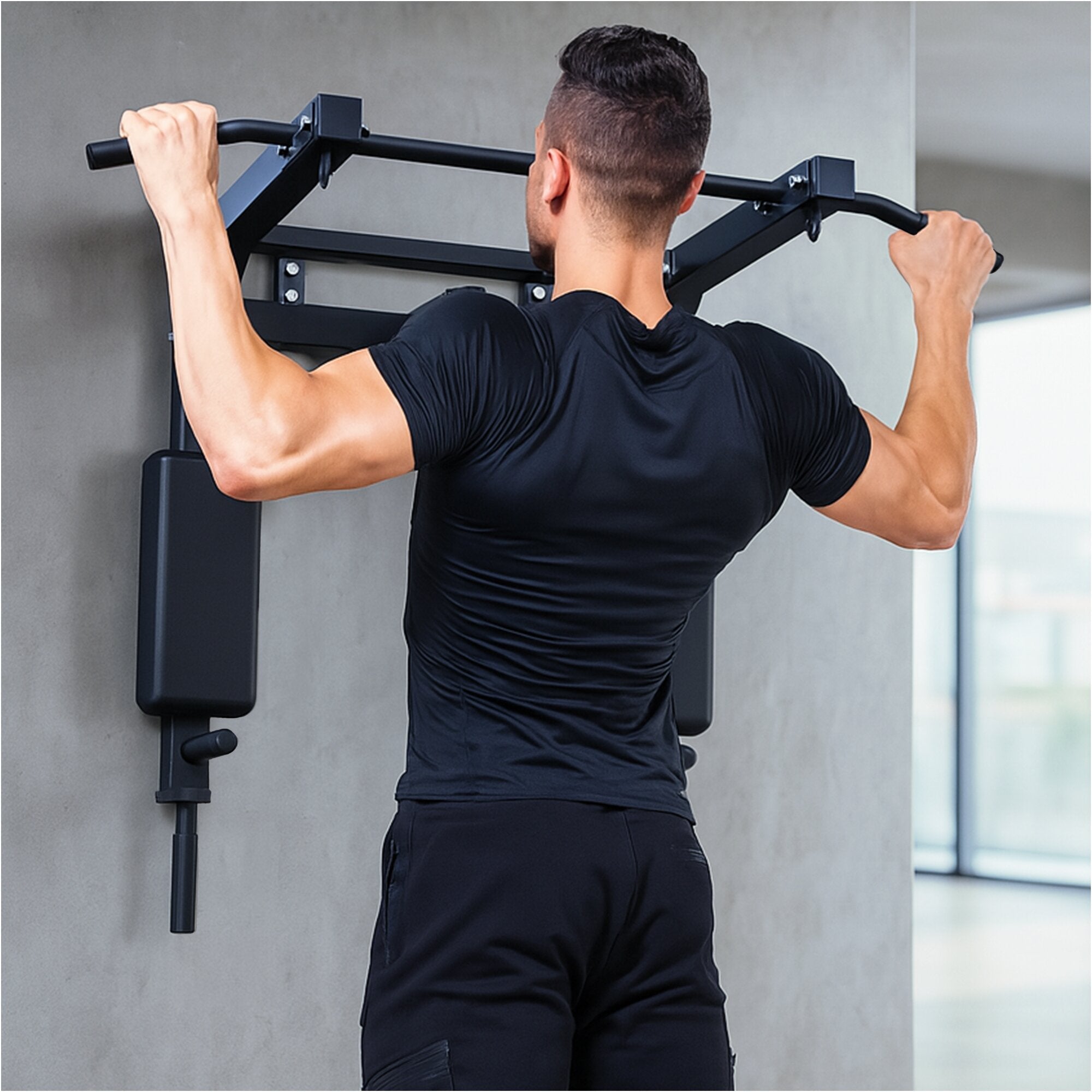 Klimmzugstange 4in1 - Wandmontage