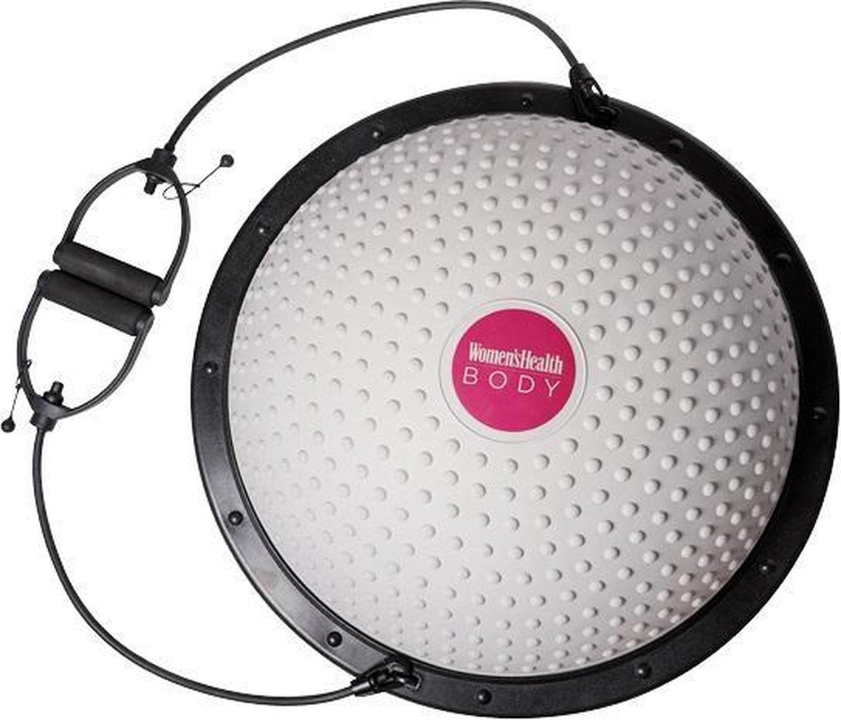 Balance Ball Grau mit Griffen