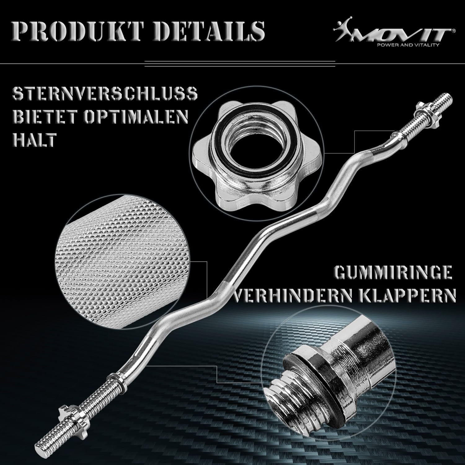 Sz Curlstange 130 cm