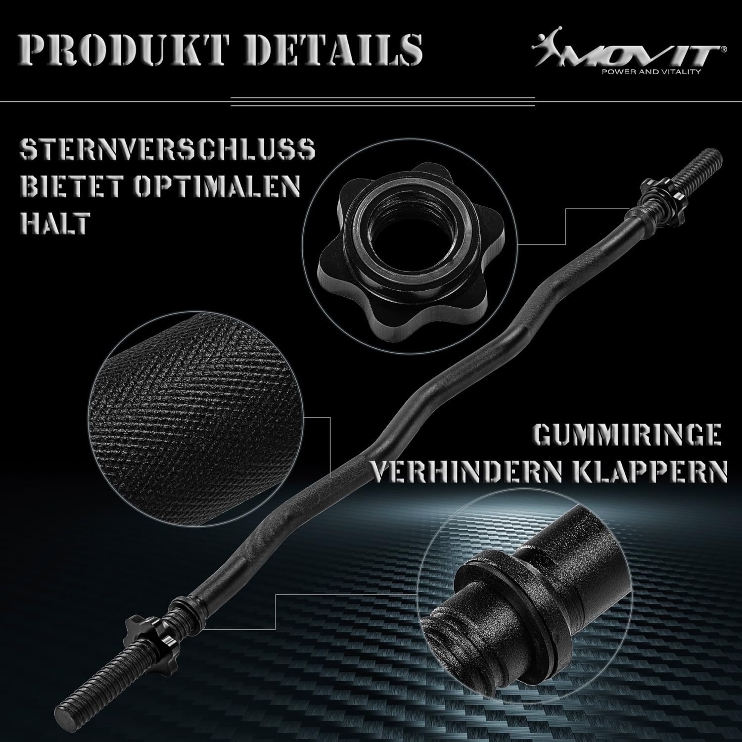 Sz Curlstange 130 cm